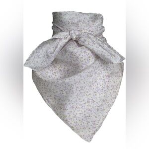 Wyoming Traders Frontier Calico Cowboy Wild Rag 100% Silk Floral NWOT